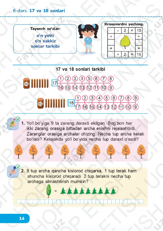 matematika 1-sinf (2) 6-10-darslar — PDF