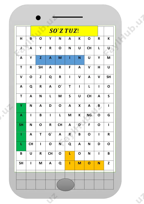 so`z tuzing — PDF