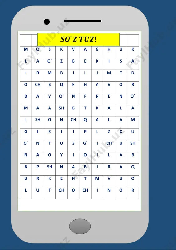 so`z tuz — PDF