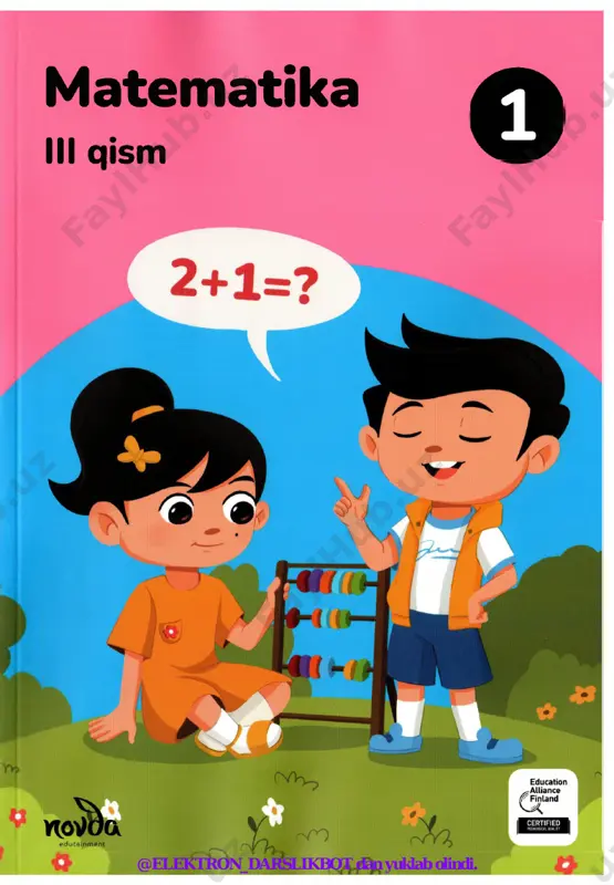 1-sinf matematika 3-qism (@elektron_darslikbot) — PDF