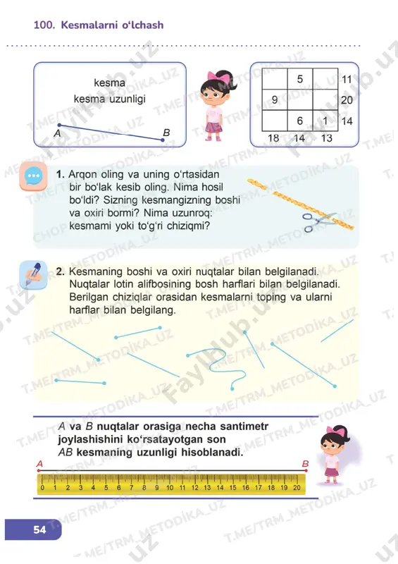 matematika 1 sinf darslik 100-104 — PDF