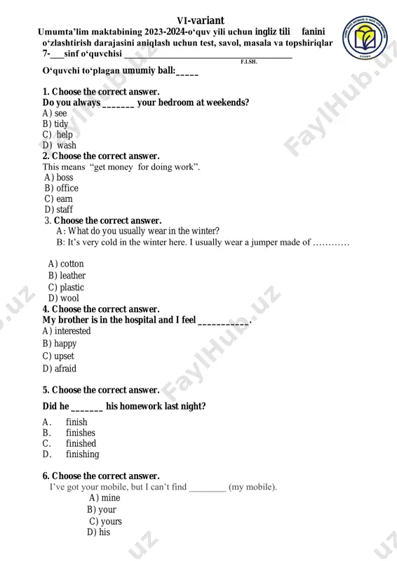 7-sinf.option 4 — PDF