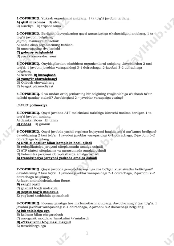 sertifikat savollari sotilib ketgani — PDF