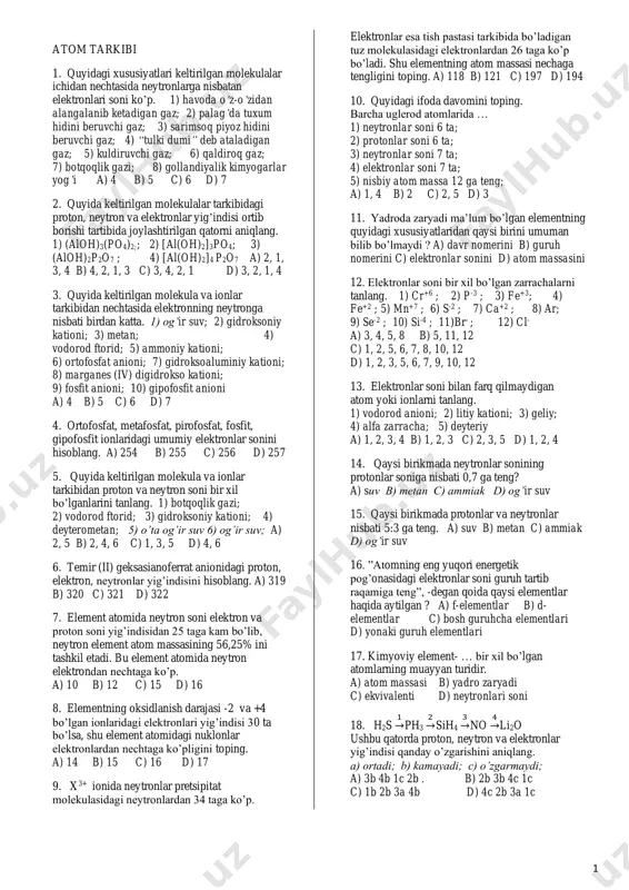 oq to'plam — PDF