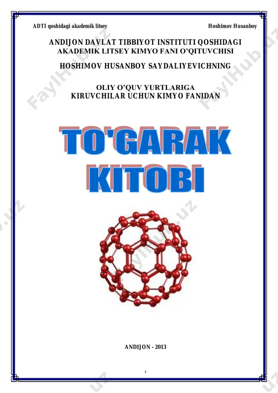 to'garak kitob-1 vodiy ziyo — PDF