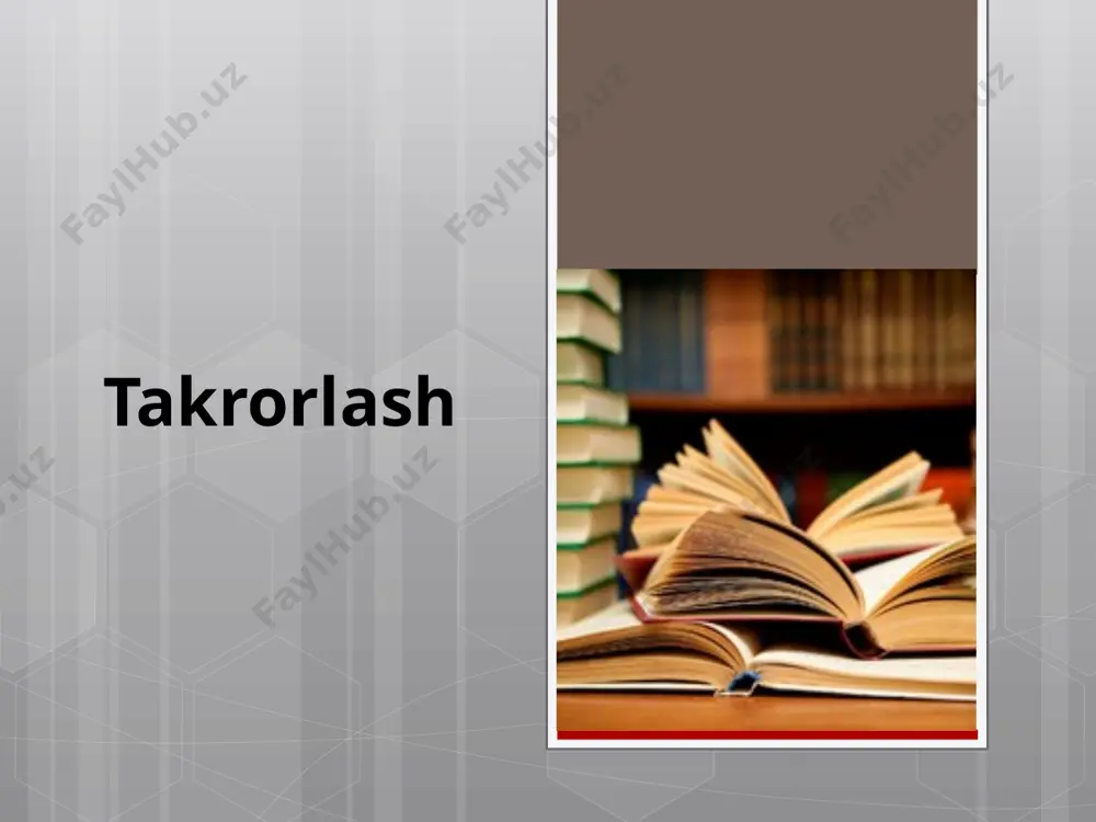 7-sinf. takrorlash (174 betdagi) — PPTX