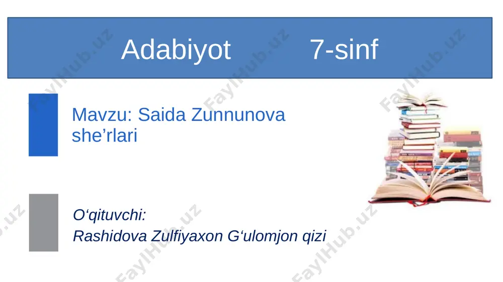 saida zunnunova — PPTX
