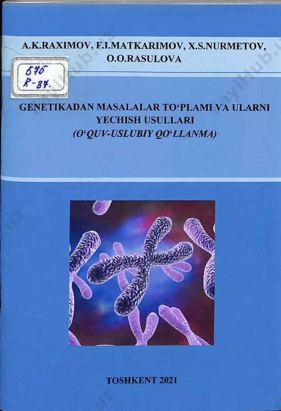 genetidan masala va mashqlar ishlash — PDF