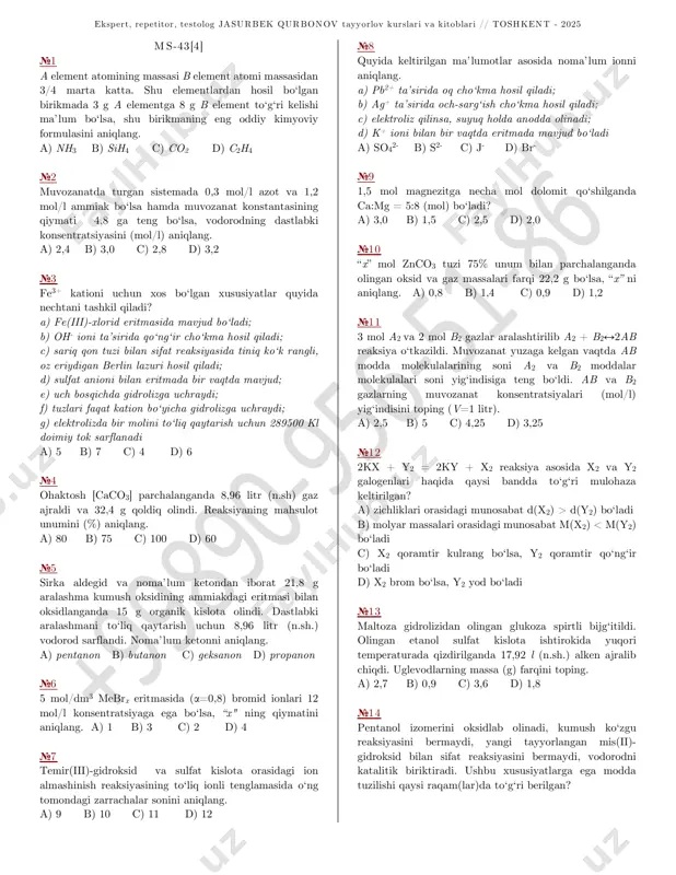 milliy sertifikat @profchem_uz — PDF