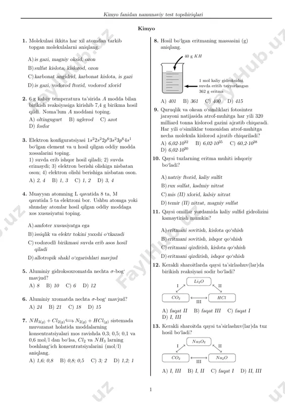 kimyo_uzb — PDF