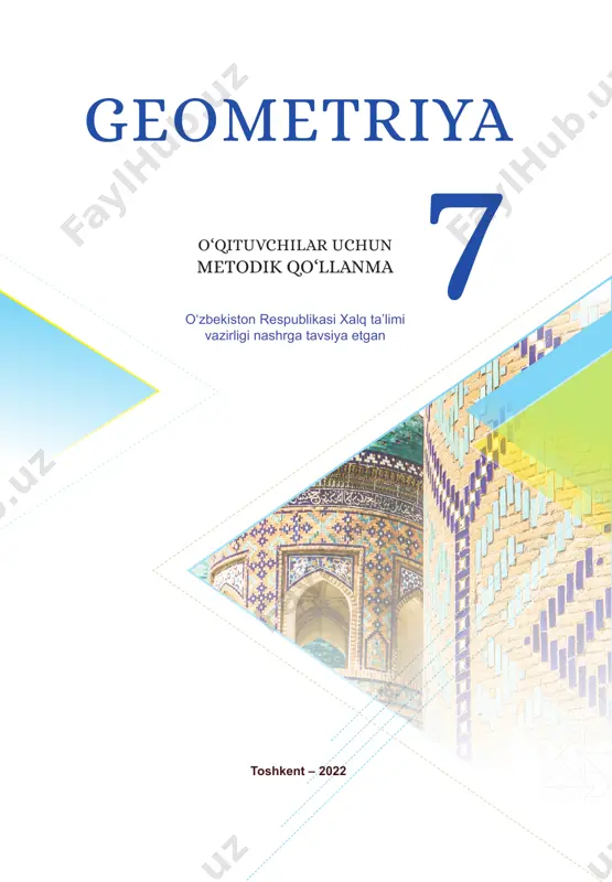 geometriya 7-sinf o'qituvchi uchun — PDF