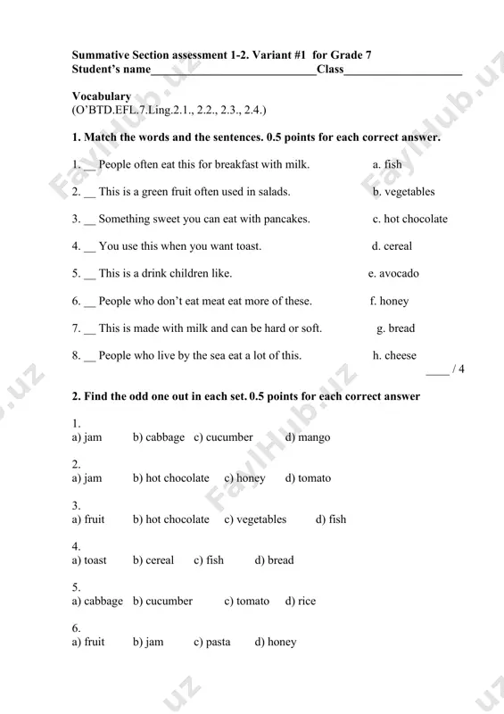 7_sinf_ingliz_tili_2_bsb_1_variant_@summativ_formativ_baholash — PDF