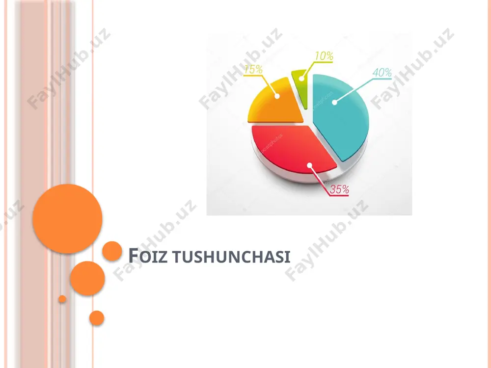 foiz tushunchasi — PPTX