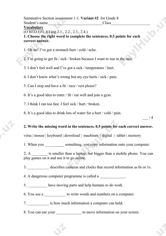 8_sinf_ingliz_tili_2_bsb_2_variant_@summativ_formativ_baholash — PDF