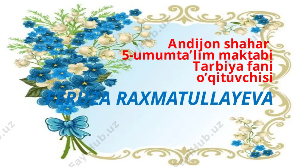 5-s ona tabiatni asrash — PPTX