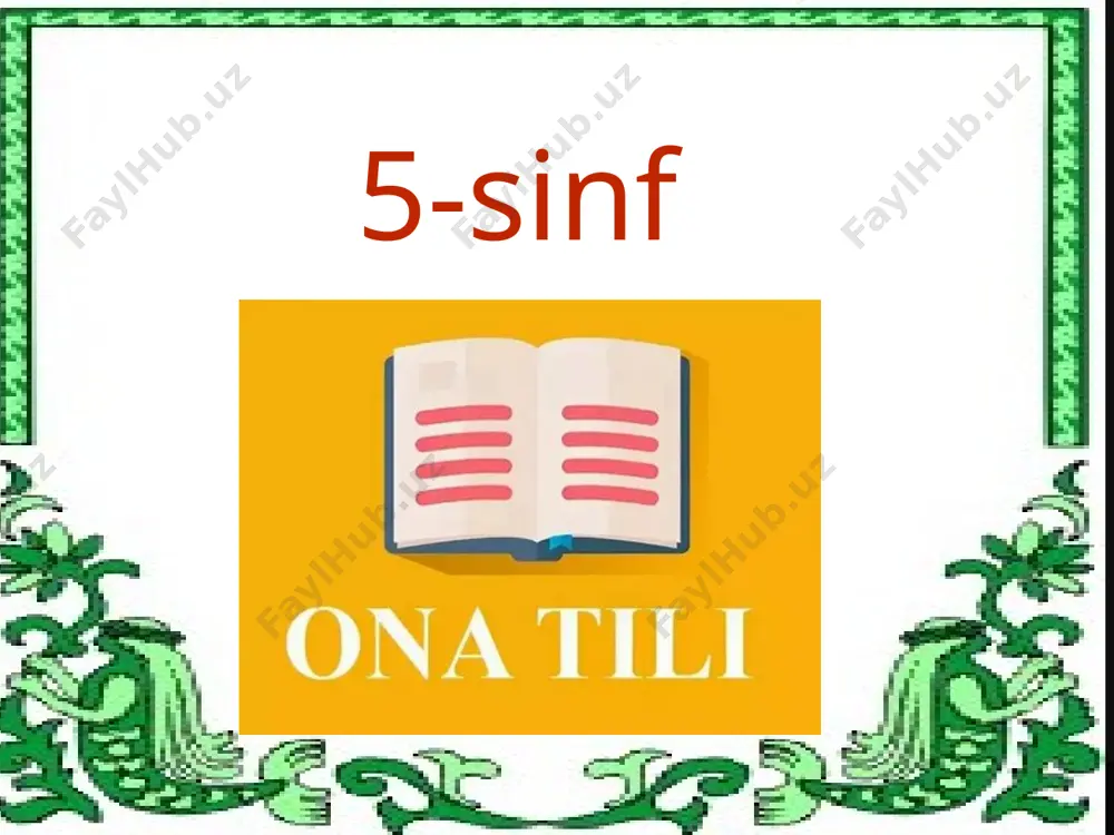 5-sinf ona tili 01.tilning ijtimoiy ahamiyati 2+ — PPTX