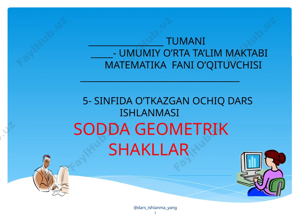 5-sinf matematika 03.sodda geometrik shakllar+ — PPTX