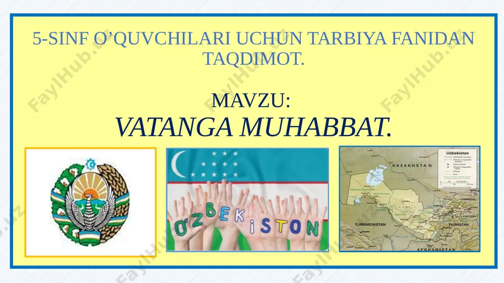 5.1 vatanga muhabbat. — PPTX