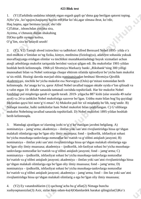 #23 blok test y — DOCX