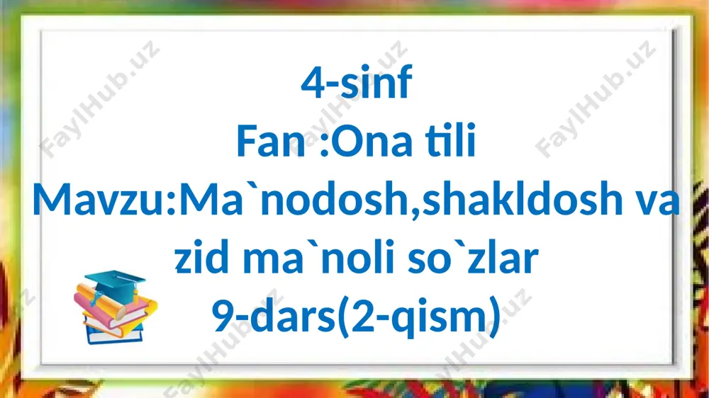 4-s.9-dars(2-qism) — PPTX