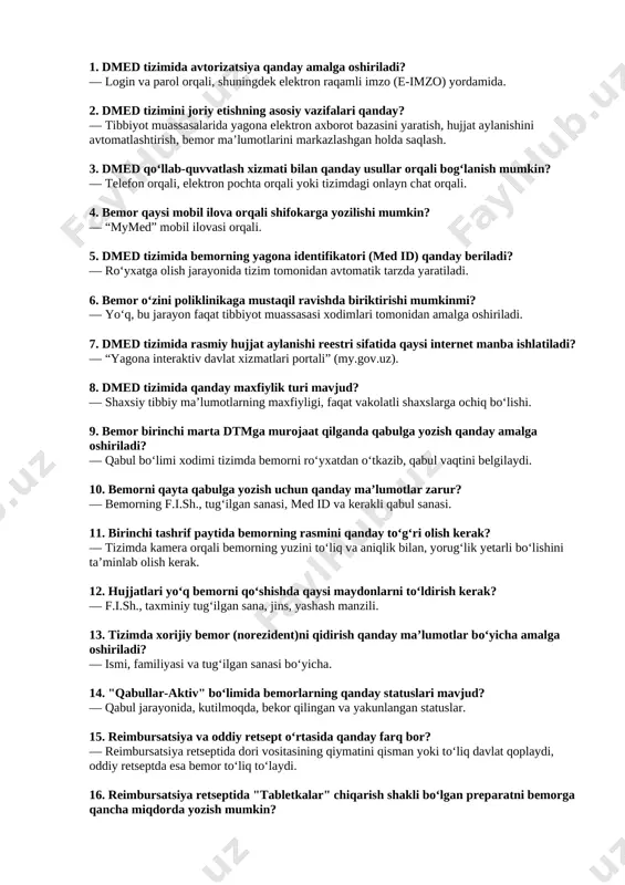 argos javoblari @argos_med kanali — DOCX