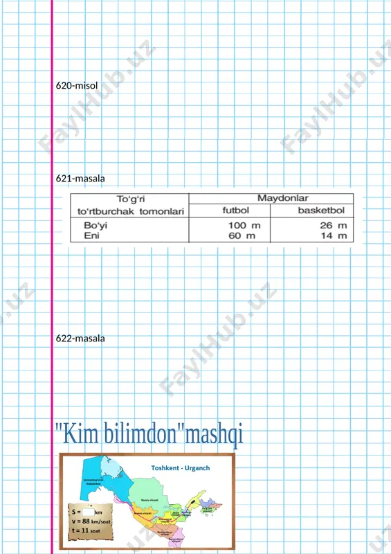 4-sinf tarqatma — DOCX