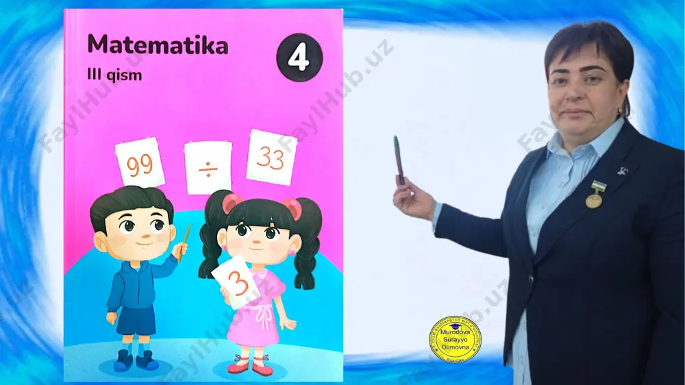 4_sinf_matematika_103_dars_o‘nli_kasrlarning_xonalari_yuzdan_birlar — PPT
