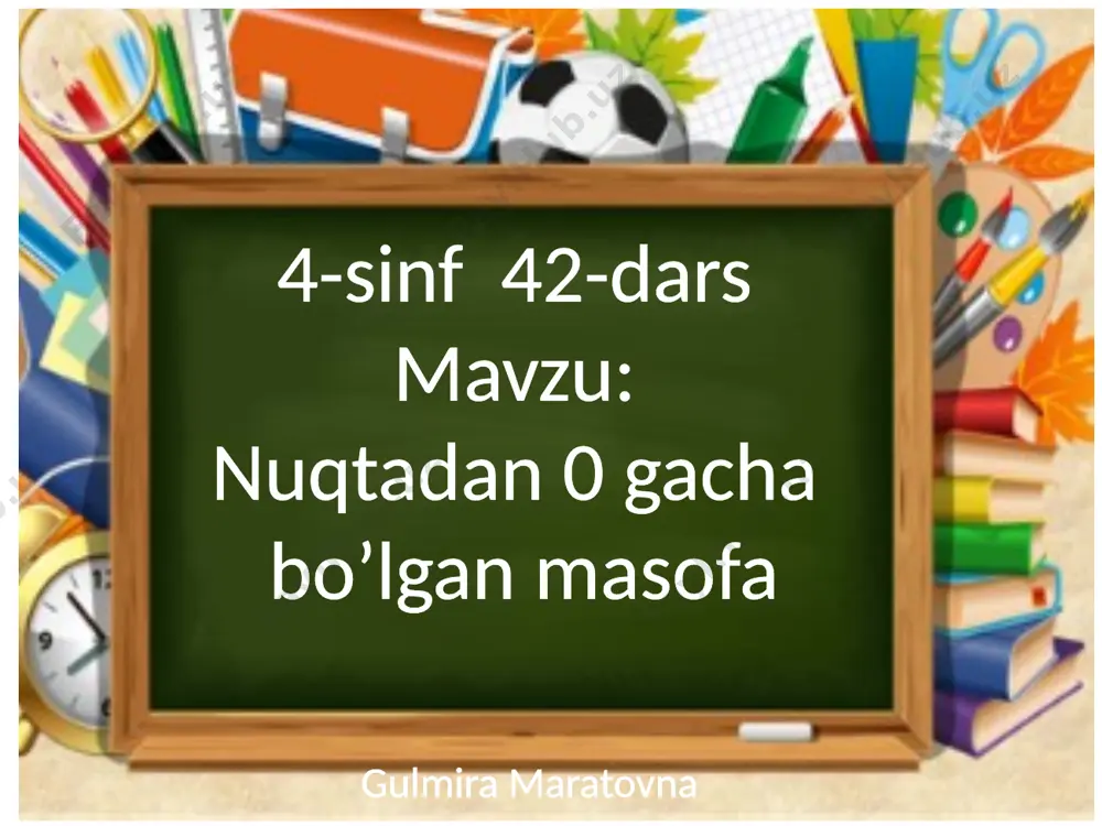 4-sinf 42-dars — PPTX
