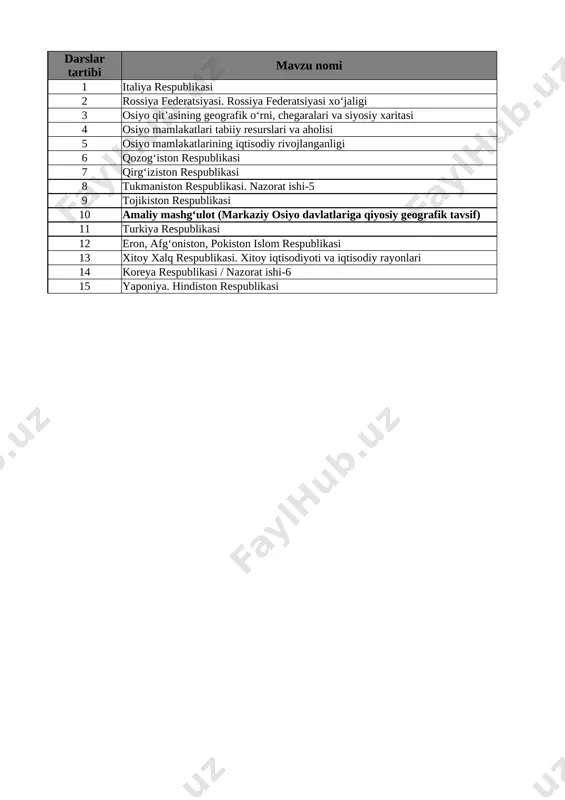 9-sinf geografiya 3-chorak @e_baza_ishreja — XLSX
