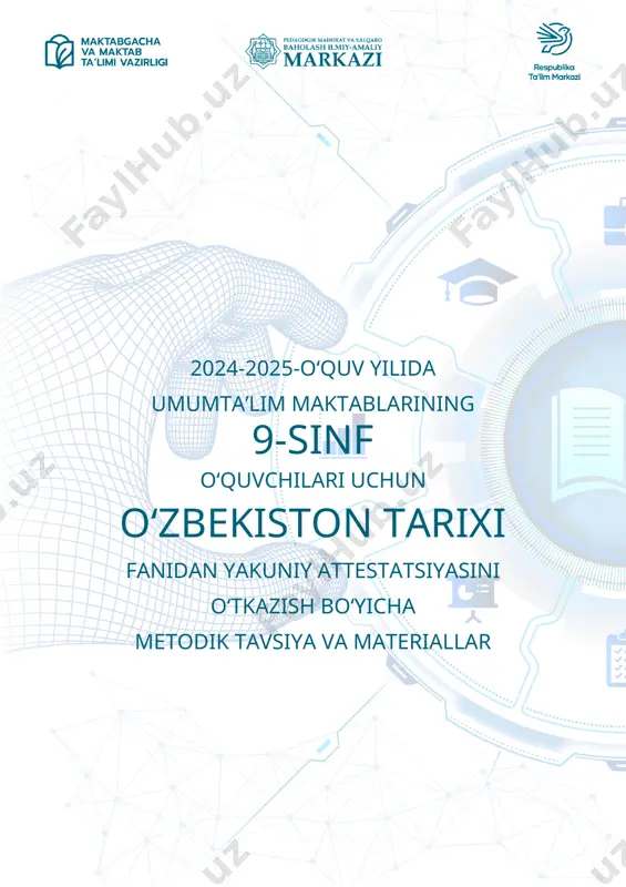 9_sinf_o'zbekiston_tarixi_2024_2025_imtihon_biletlari — DOCX
