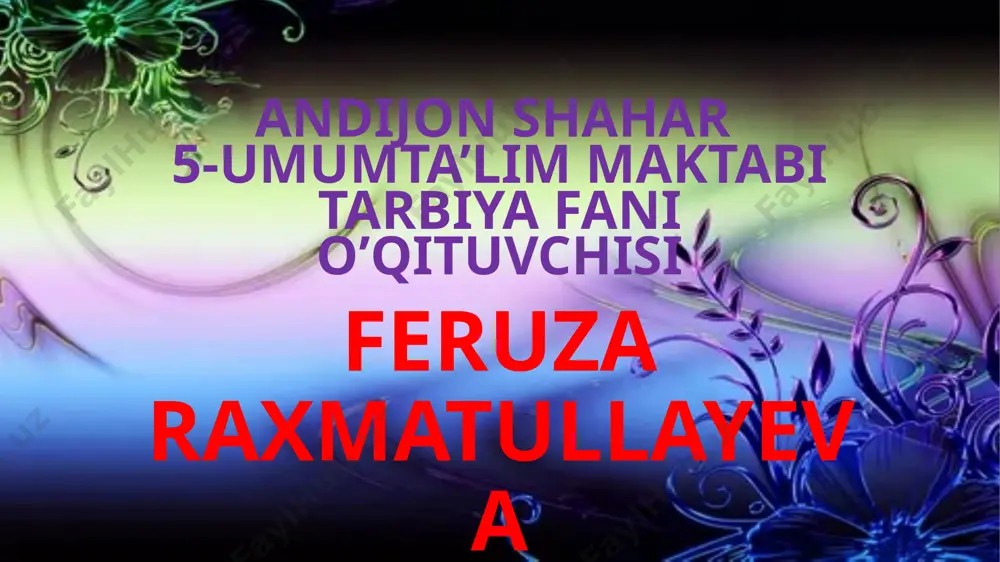 9-sinf maqsadga qanday erishiladi — PPTX