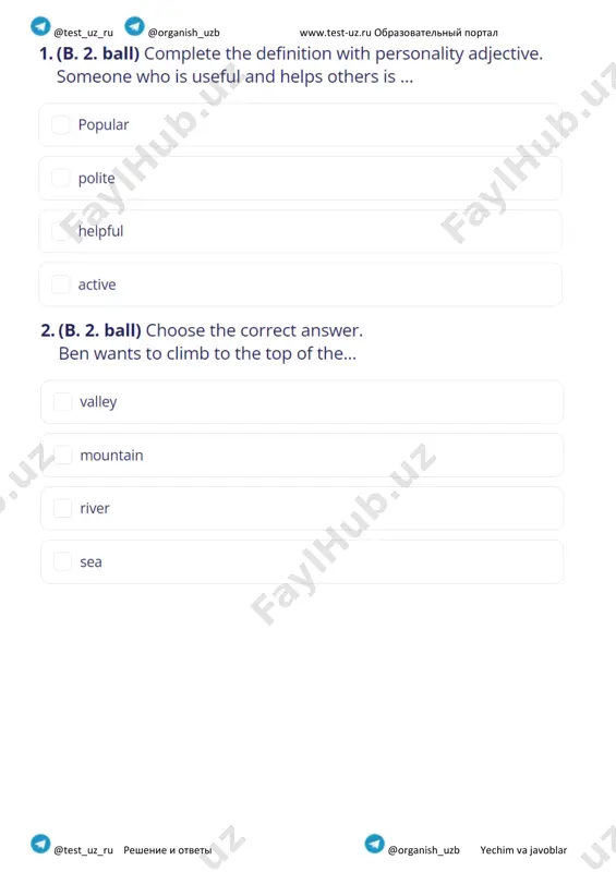 9-sinf ingliz tili 1-chsb 1-smena@summativ_formativ_baholash — PDF