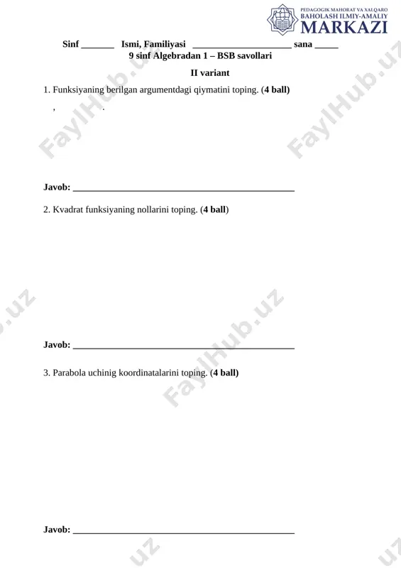 9_sinf_algebra_1_chorak_2_variant_bsb_@summativ_formativ_baholash — DOCX