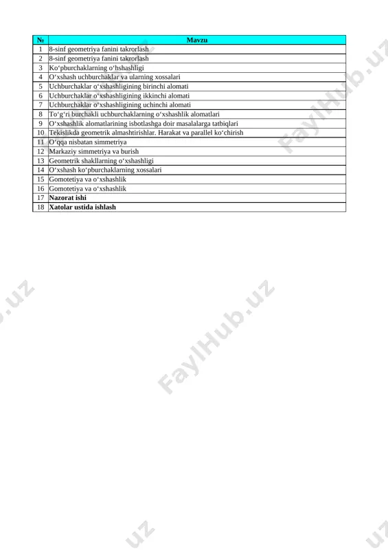 9-sinf geometriya 1-chorak — XLSX