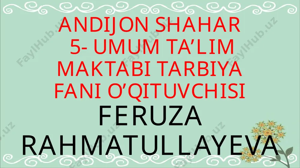 9.26 tadbirkorlik mezonlari — PPTX