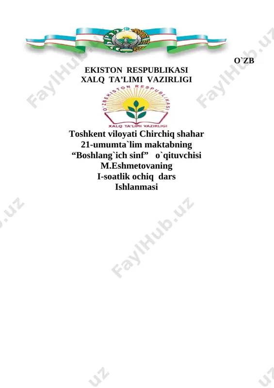 bahorda o'simlik hayoti — DOCX
