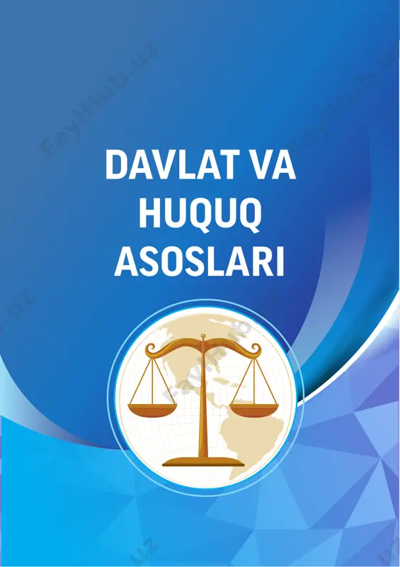 davlat va huquq asoslari — PDF