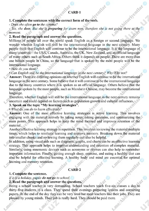 9-sinf-ingliz-tili-imtihon-javoblari-2023 — PDF
