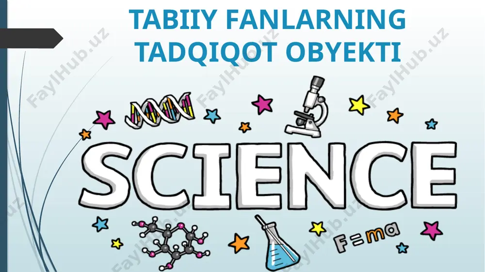 6-sinf. sciens. tabiiy fanlarning — PPTX