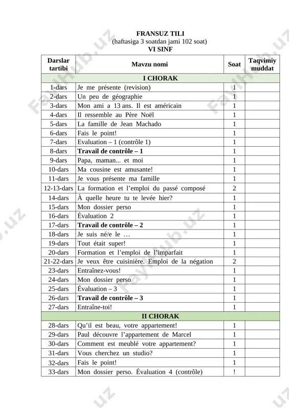 6-sinf_fransuz tili — DOCX