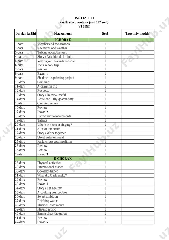 6-sinf ingliz — PDF