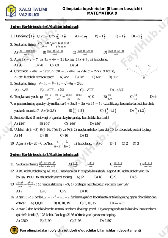 9 matematika uzb — PDF