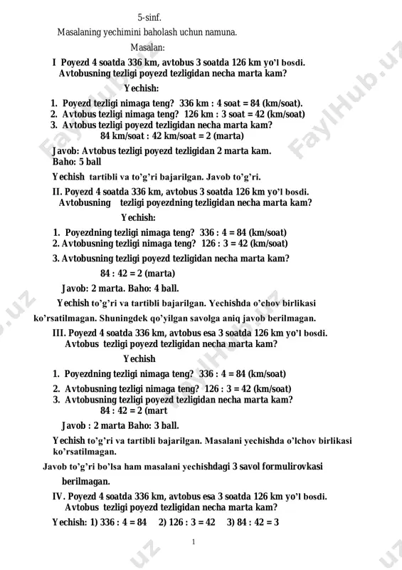nazorat ishlari — PDF