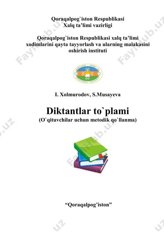 diktantlar tuplami 5-9sinflar — PDF