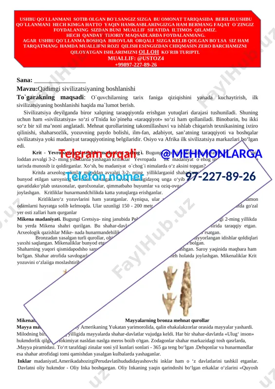 5-sinf tarix rek — DOCX