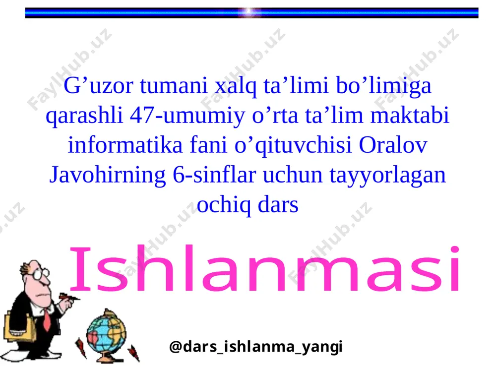 6-sinf informatika 29.wordda formulalar yozish 3+ — PPTX