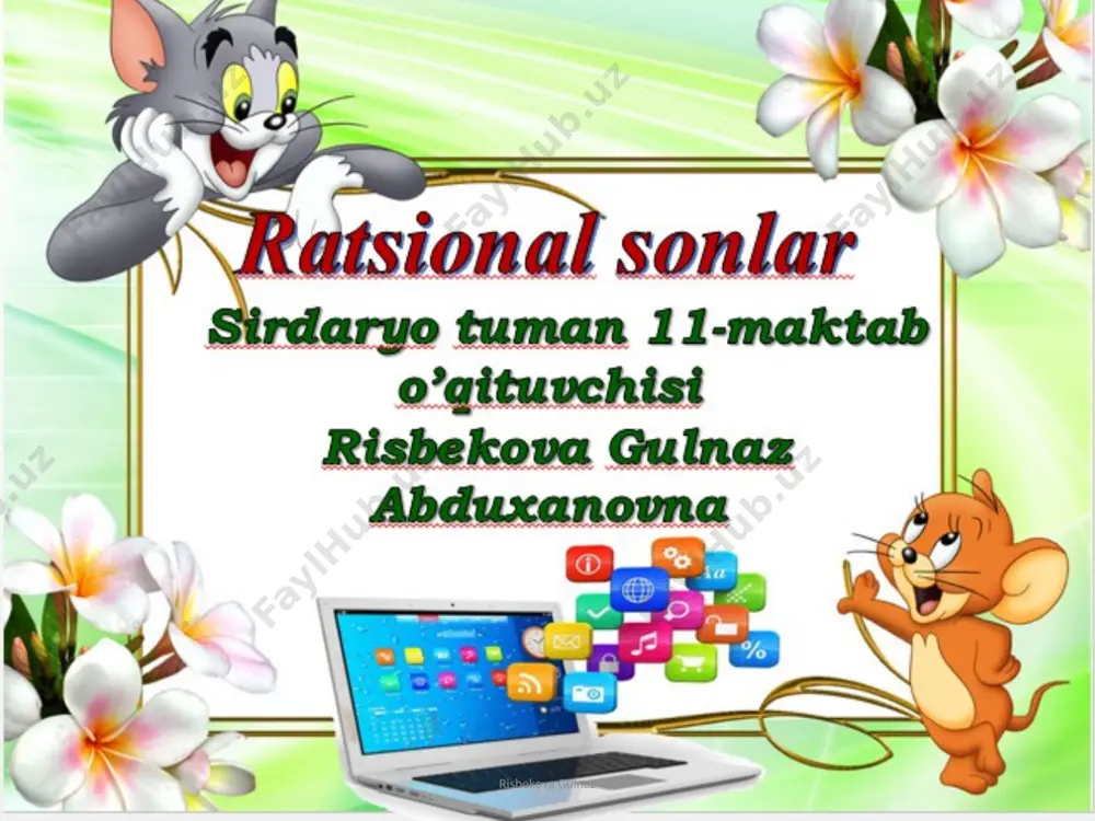 ratsional sonlar _ — PPTX