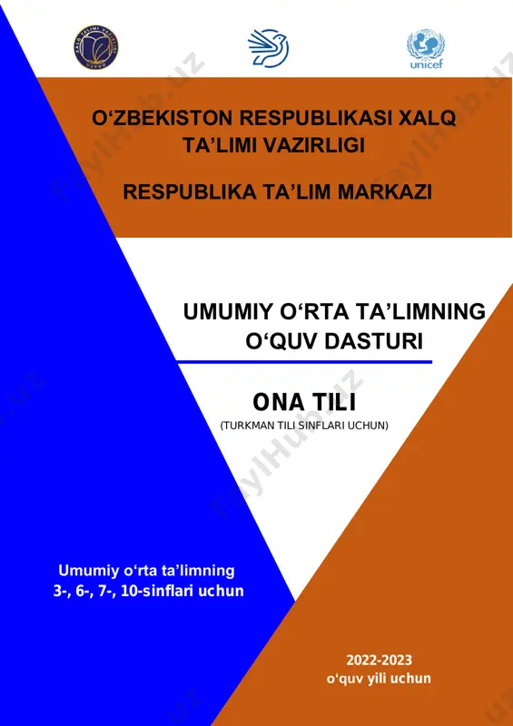 ona tili (turkman tili) — PDF