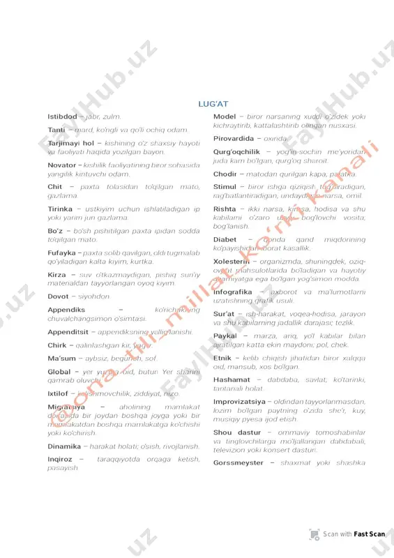 6-sinf ona tili lugʻat yangi darslik 2022 — PDF