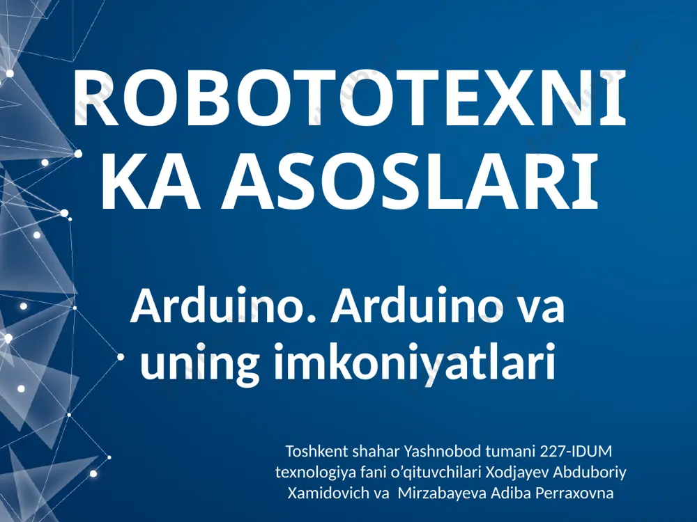 arduino — PPTX